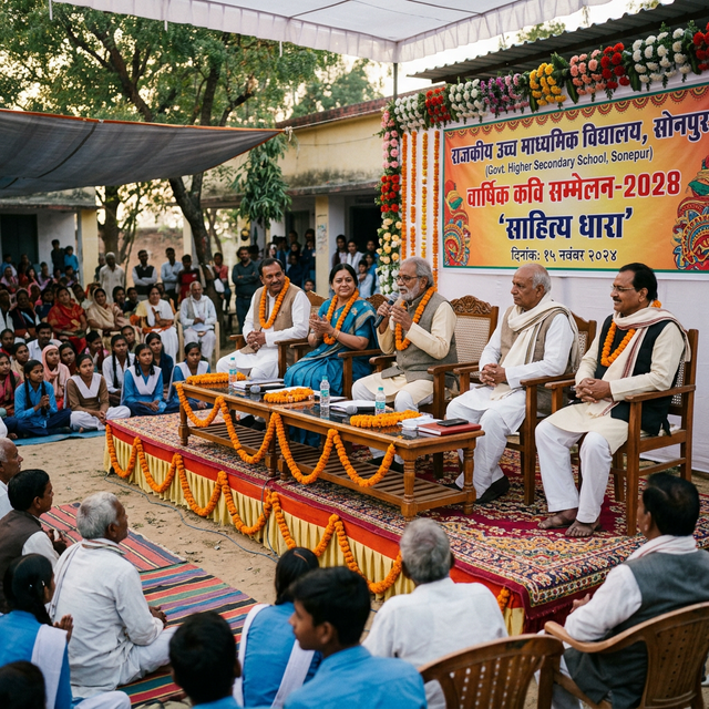 कवि सम्मेलन — मंच